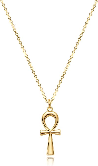 Cross Pendant Necklace for Women 14K Gold Plated Cubic Zirconia Evil Eye Butterfly Angel Wing Disc Coin Necklace Minimalist Religious Faith Jewelry Gift for XL-041