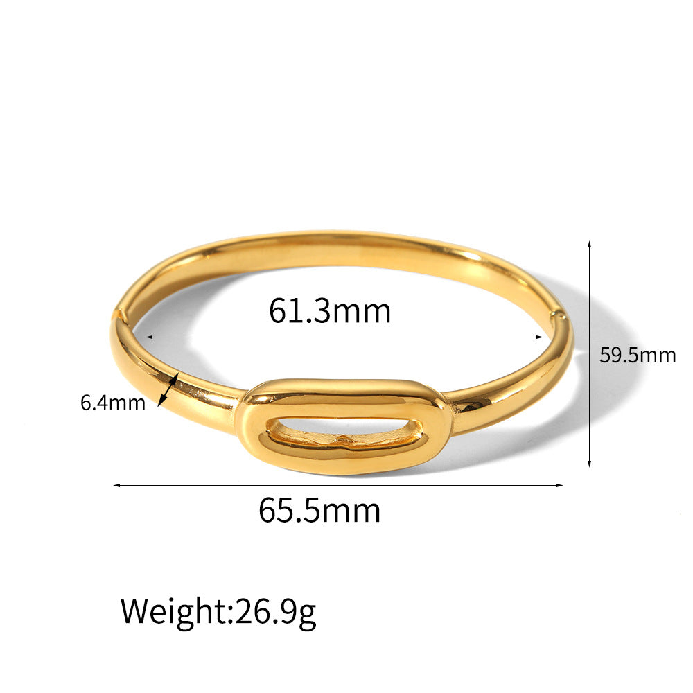 Multi-style gold-toned fashion bracelet set with knot/oval/criss-cross designs, multi-size options, tarnish-resistant metal and stackable function SL-053