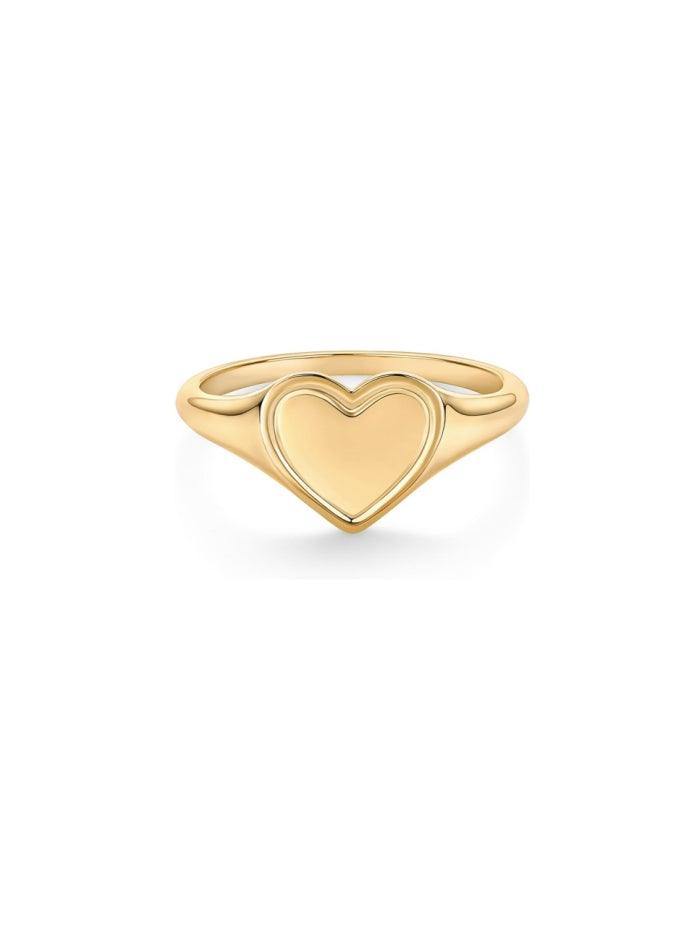 Love Valentines Statement Chunky Signet Ring Band | Friendship Rings JZ-045