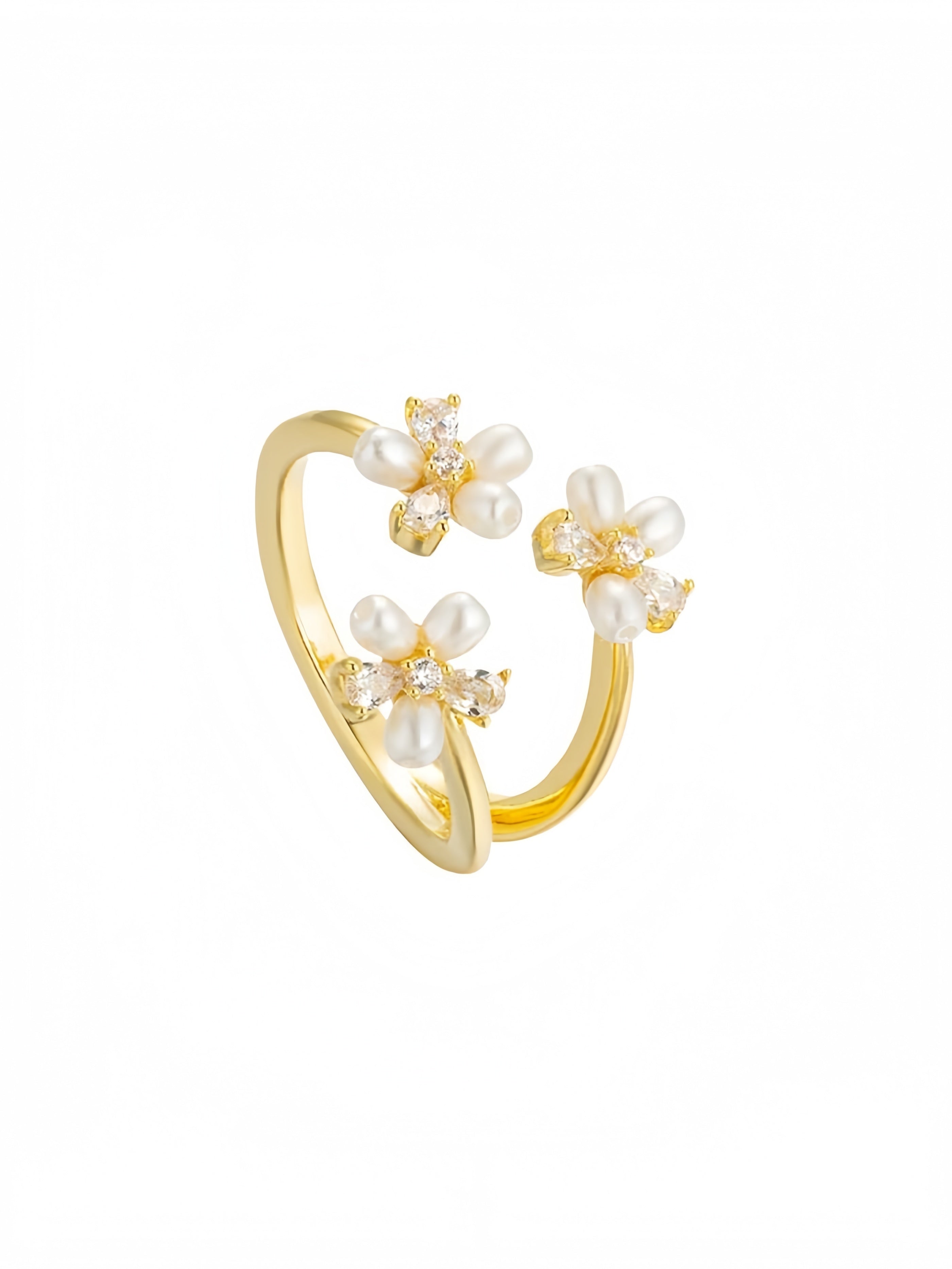Dainty Flower Ring for Women JZ-057