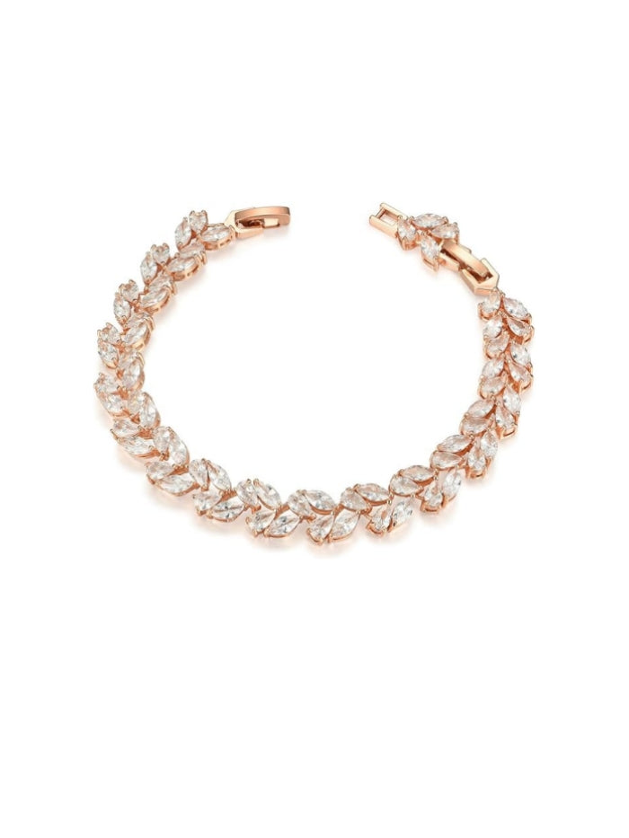 Cubic Zirconia Classic Tennis Bracelet for Women Jewelry Gift SL-055