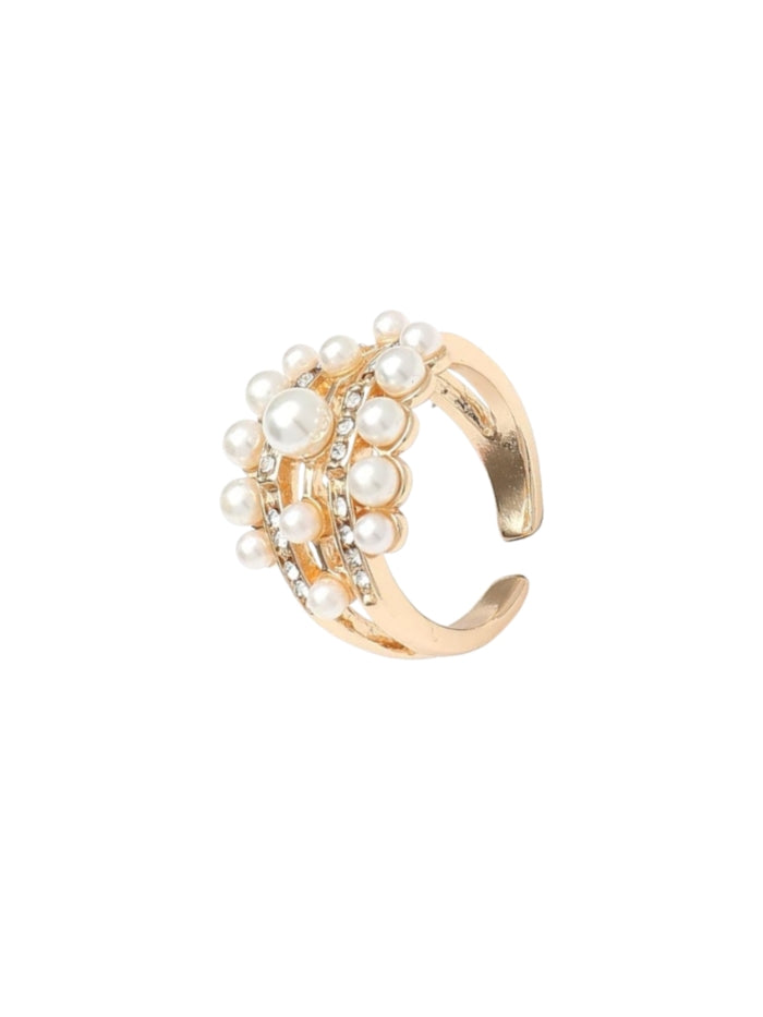 Vintage Pearl Cluster Rings JZ-056