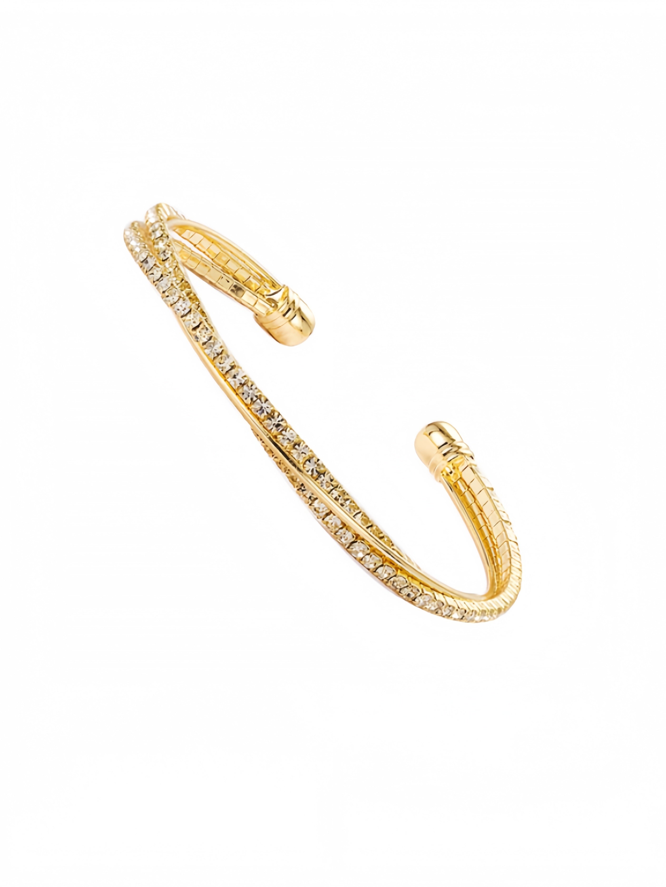 Valentine Day Gift Rhinestone Cuff Bracelet Bangle Sparkly Cute Bridesmaid Wedding jewelry gifts SH-032