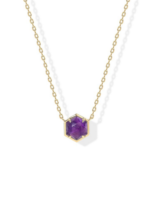 925 Sterling Silver chain Plated Gemstone Pendant Necklace | Dainty Chain Necklaces for Women | Amethyst, Onyx, Green Fluorite, Labradorite, Pearl, Rose Quartz, Agate, Sodalite, Turquoise Gemstone Pendants XL-025