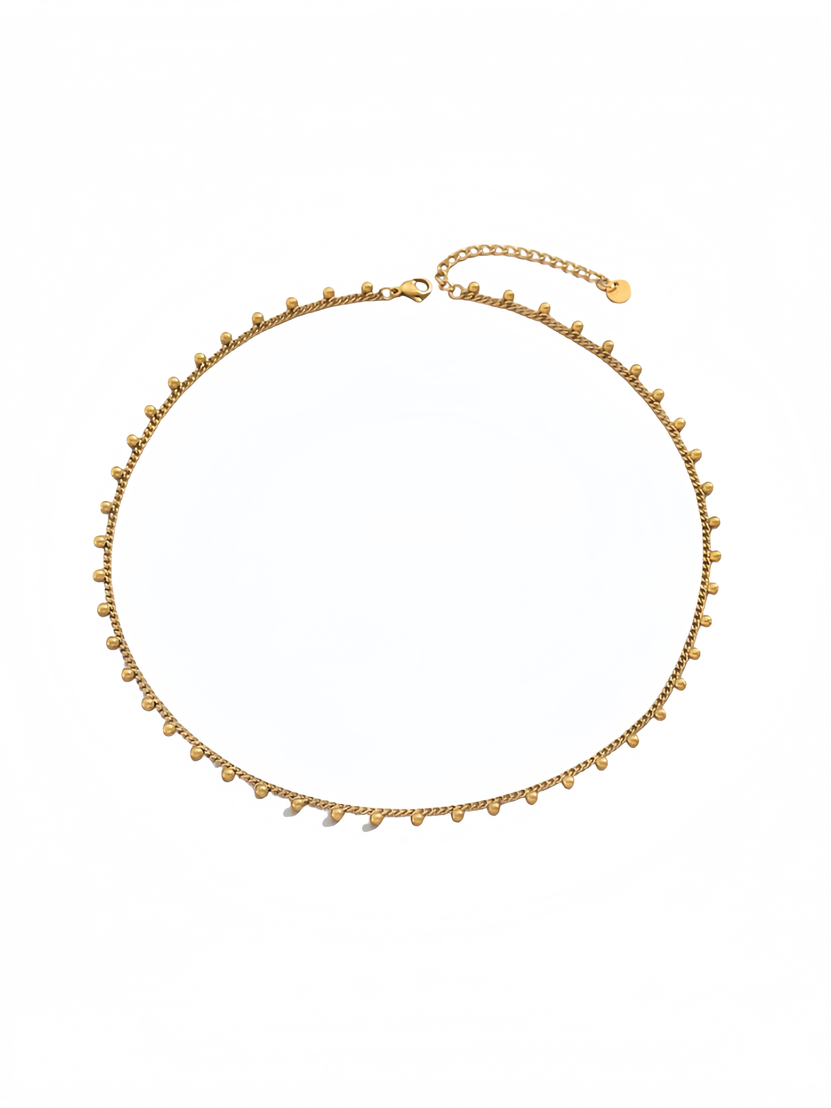 Gold Chain Necklace for Women 18K Gold Plated Stainless Steel Necklace Dainty Star Cross Heart Choker Chains Simple Delicate Minimalist Trendy Jewelry XL-013