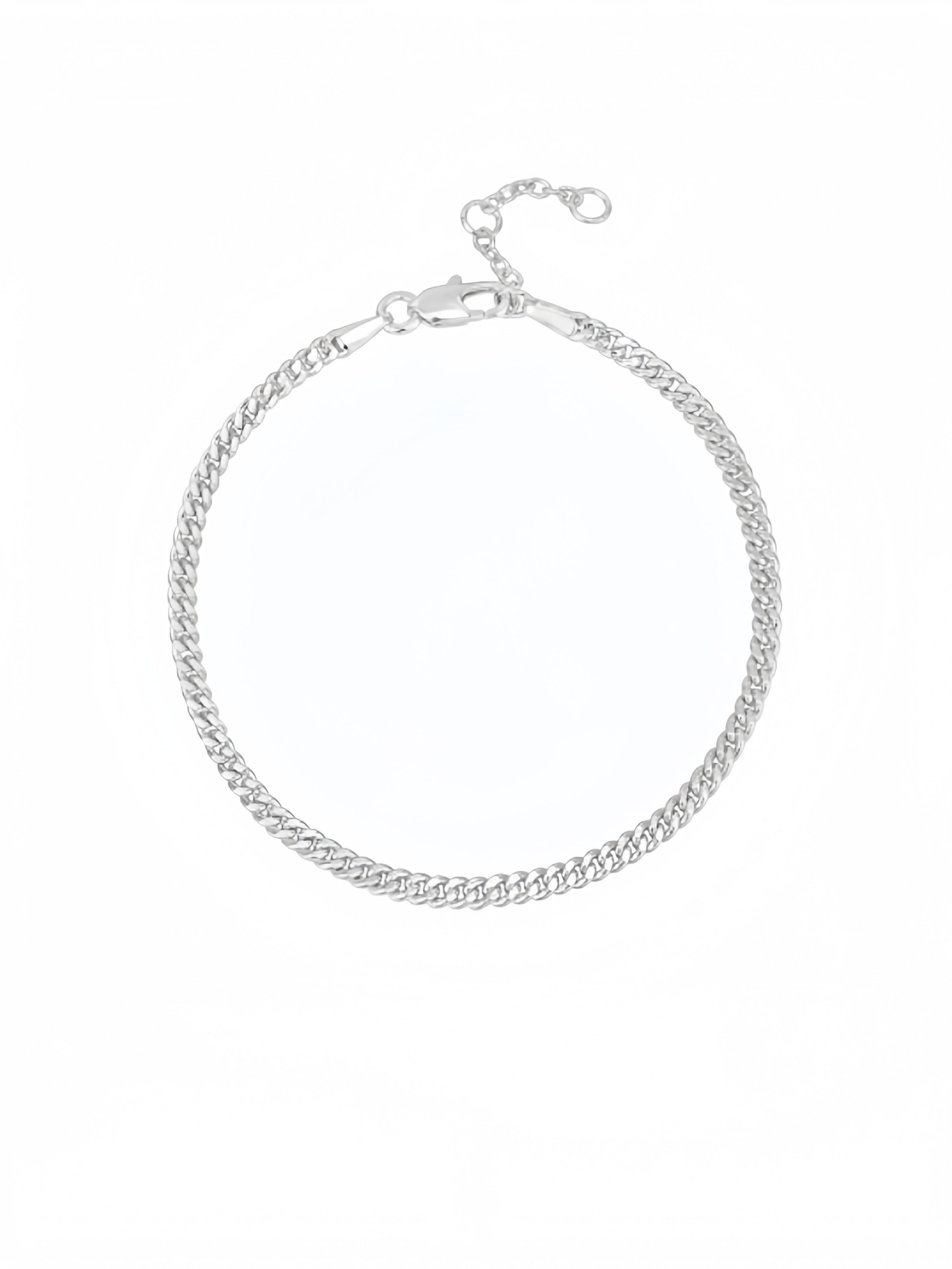 14K Gold Plated Paperclip/Curb/Figaro Chain Adjustable Bracelet for Women SL-026