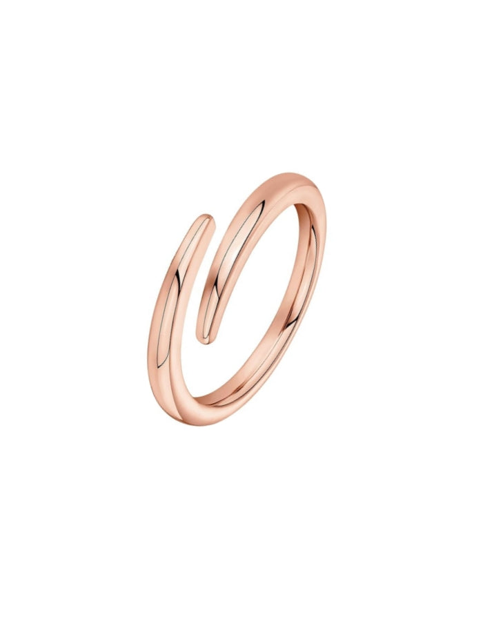 14K Gold Plated Open Twist Eternity Band for Women JZ-018