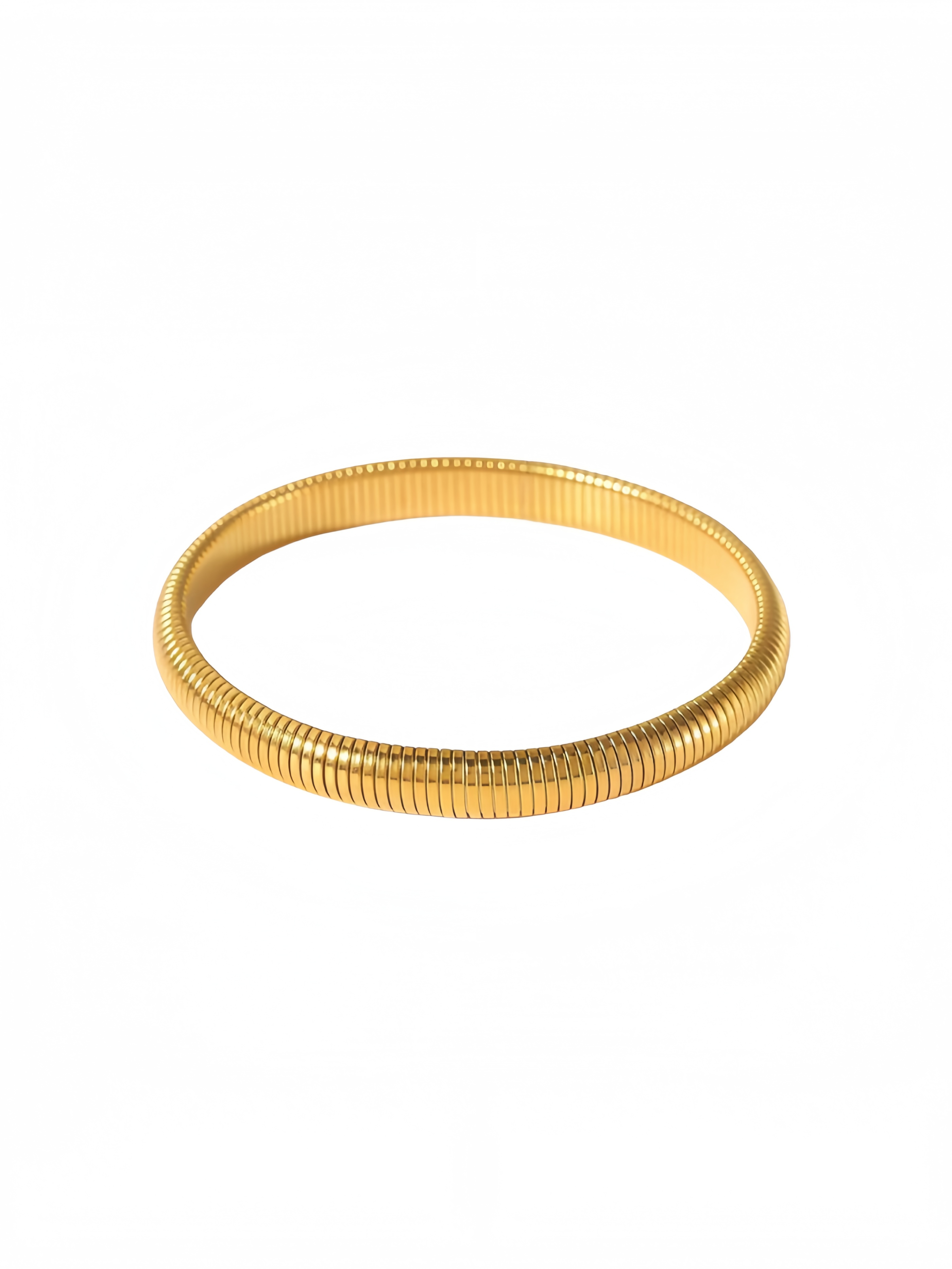 Ribbed open cuff bracelets with silver and gold finishes SL-052