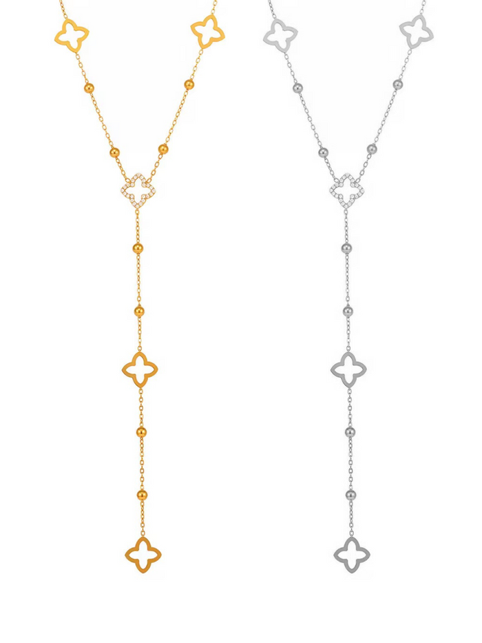 CLOVIELLE LARIAT NECKLACE