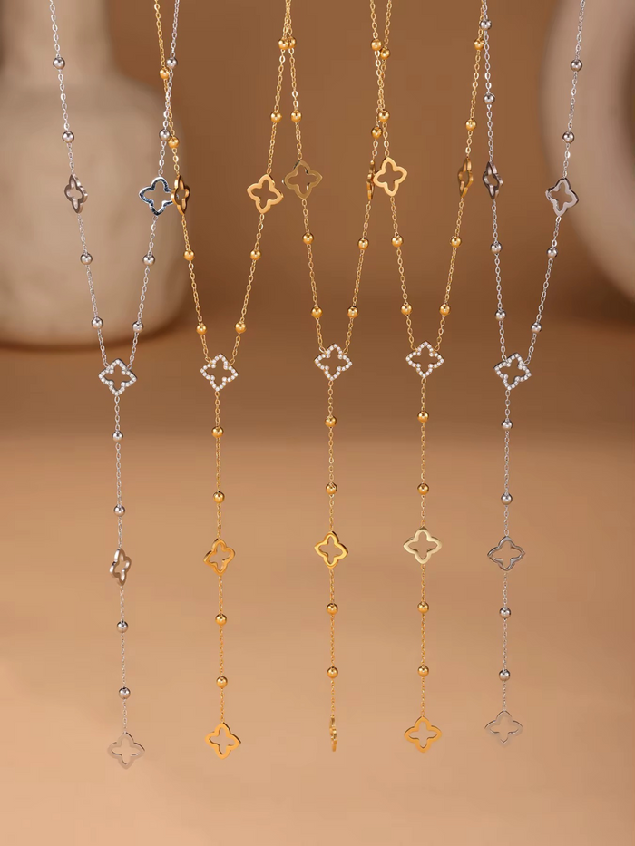 CLOVIELLE LARIAT NECKLACE