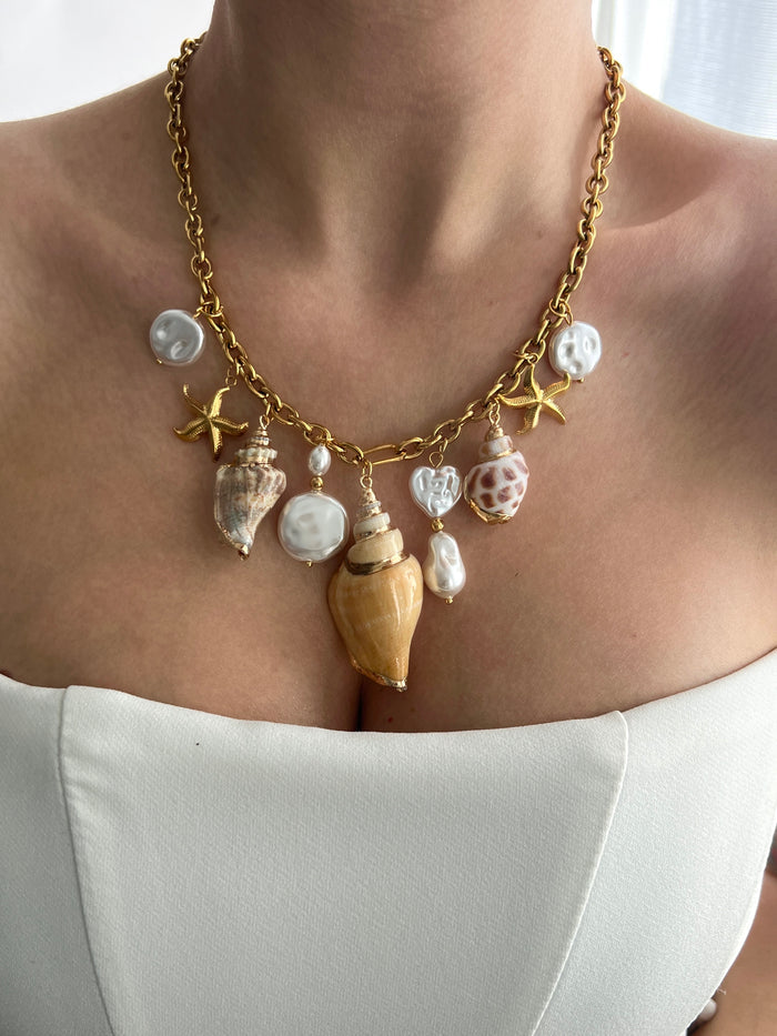 NERINA MULTI CHARM NECKLACE