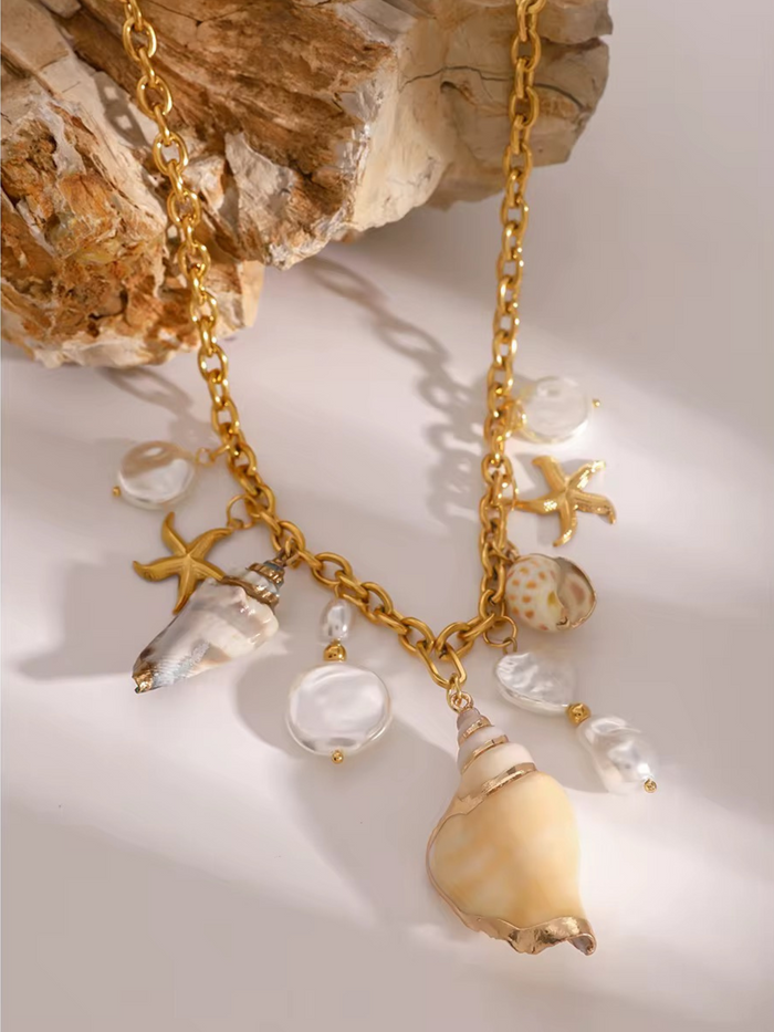 NERINA MULTI CHARM NECKLACE