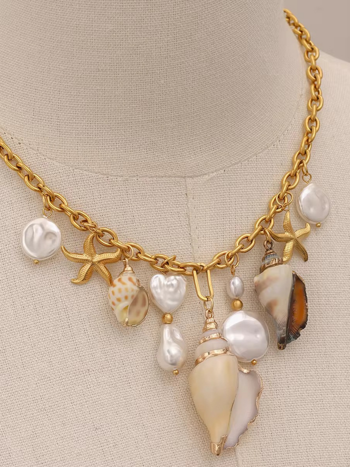 NERINA MULTI CHARM NECKLACE