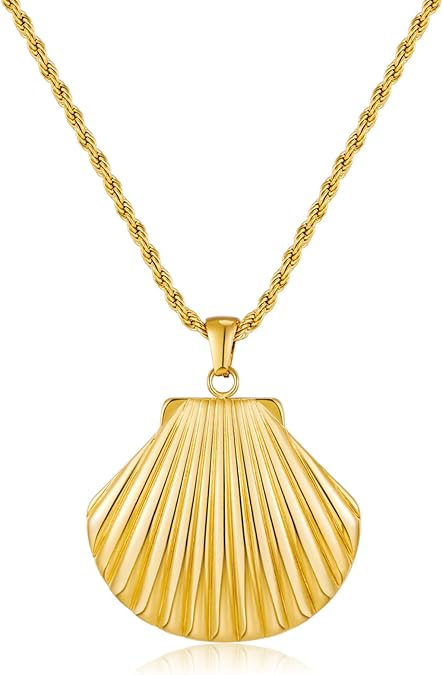 White Puka Shell Necklace for Men, Seashell Necklaces with Clam Chip Beads for Women, Beach Pooka VSCO Choker, Hawaiian Heishi Puca Surfer Chokers, Beachy Pooka Beaded Summer Necklace XL-015