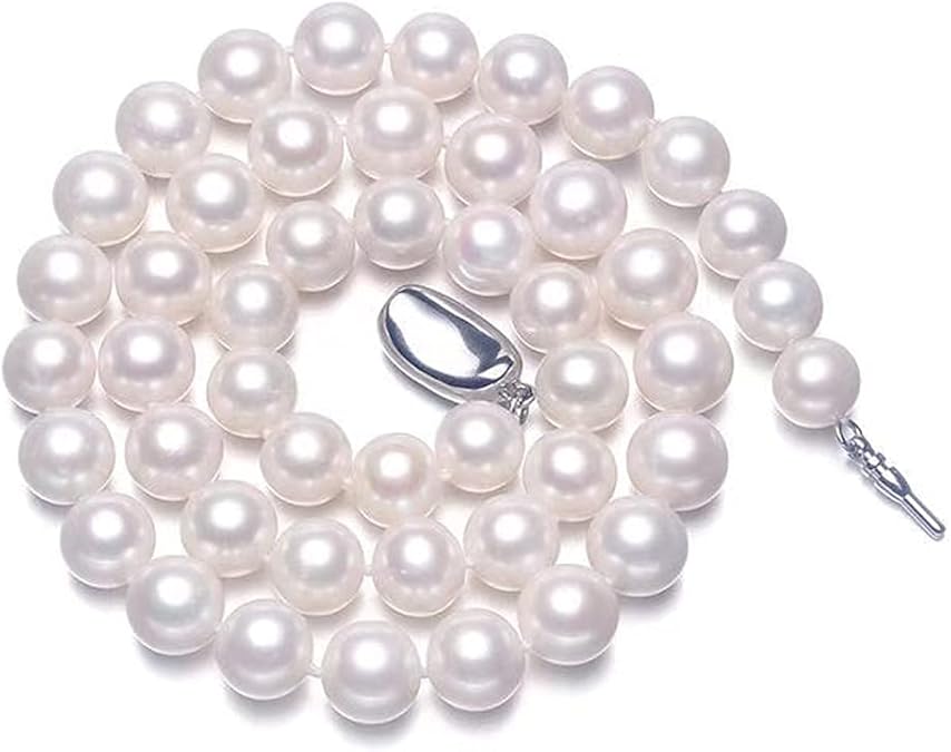 Freshwater Cultured Pearl Necklace Set Includes Stunning Bracelet and Stud Earrings Jewelry Set for Women XL-18