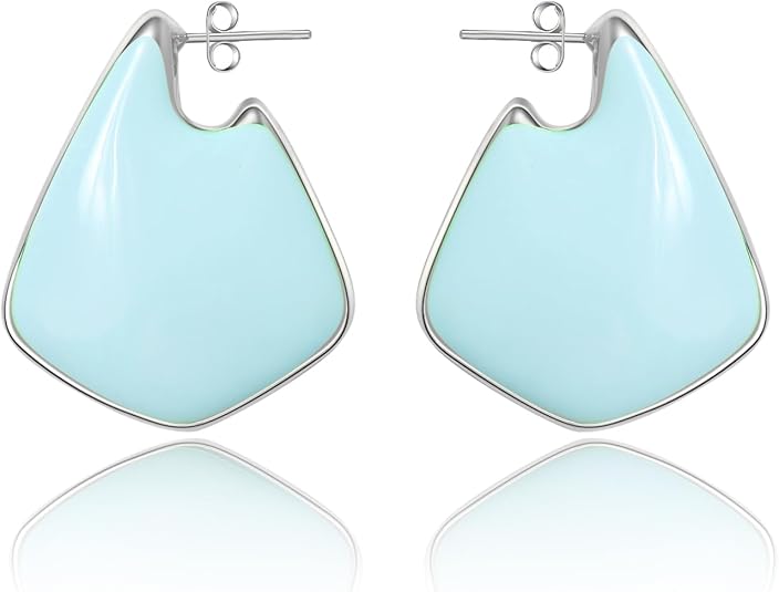 Trendy Gold Plated Knot Earrings for Women Chunky Statement Drop Dangle Earrings Lightweight Hypoallergenic Fashion Accessories Gold Jewelry Gifts for Womens EH-009