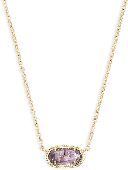 Elisa Pendant Necklace for Women, Fashion Jewelry, 14k Gold-Plated  XL-032