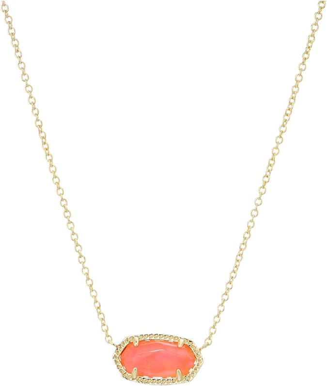 Elisa Pendant Necklace for Women, Fashion Jewelry, 14k Gold-Plated  XL-032