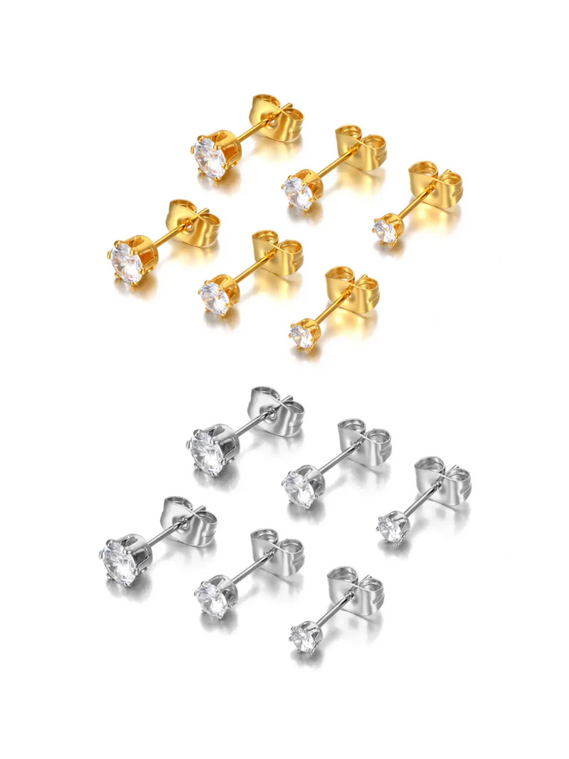 DIAMOND STUD EARRING SET EH-027