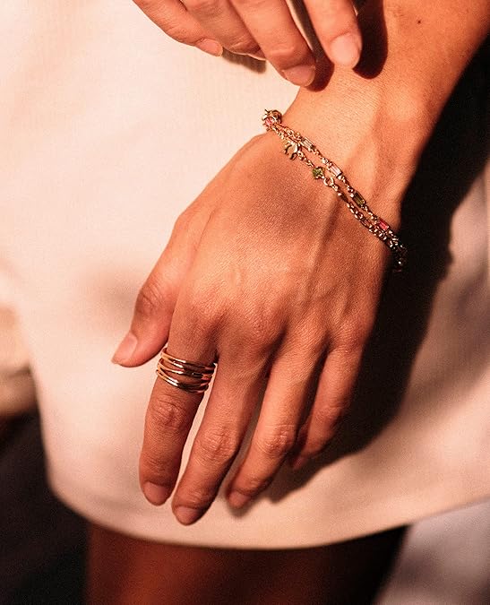 18K Gold Plated Statement Ring For Women, Trendy Statement Ring, Sizes 5-10 JZ-028