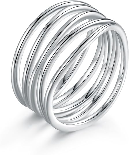 18K Gold Plated Statement Ring For Women, Trendy Statement Ring, Sizes 5-10 JZ-028