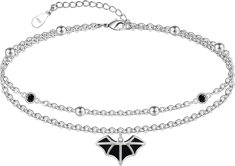 Dainty Anklets S925 Sterling Silver Summer Layered Anklet Bracelet Adjustable Multilayer Beach Anklet Bracelet Foot Jewelry for Women 10-11 Inches JL-020