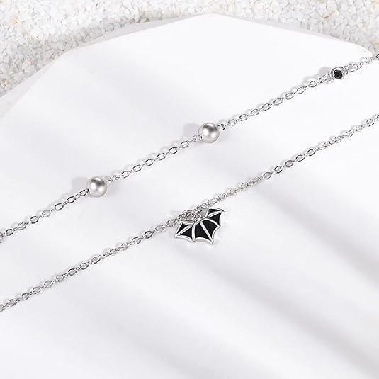 Dainty Anklets S925 Sterling Silver Summer Layered Anklet Bracelet Adjustable Multilayer Beach Anklet Bracelet Foot Jewelry for Women 10-11 Inches JL-020