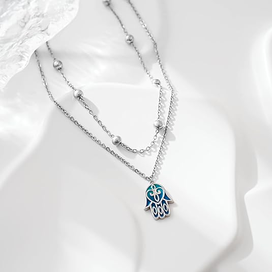 Dainty Anklets S925 Sterling Silver Summer Layered Anklet Bracelet Adjustable Multilayer Beach Anklet Bracelet Foot Jewelry for Women 10-11 Inches JL-020