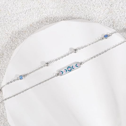 Dainty Anklets S925 Sterling Silver Summer Layered Anklet Bracelet Adjustable Multilayer Beach Anklet Bracelet Foot Jewelry for Women 10-11 Inches JL-021