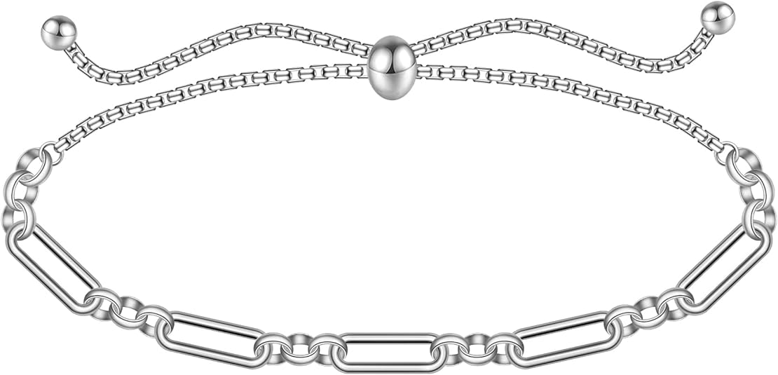 925 Sterling Silver Ankle Bracelet Multilayer Anklets for Women Satellite, Star, Cross, Circle, Butterfly, Teardrop, Oval Disk Layered Anklet Beach Jewelry JL-022