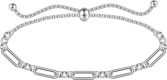 925 Sterling Silver Ankle Bracelet Multilayer Anklets for Women Satellite, Star, Cross, Circle, Butterfly, Teardrop, Oval Disk Layered Anklet Beach Jewelry JL-022