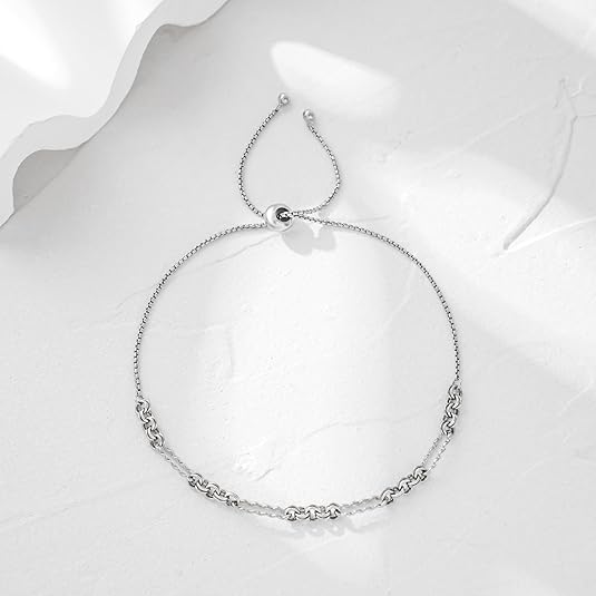 925 Sterling Silver Ankle Bracelet Multilayer Anklets for Women Satellite, Star, Cross, Circle, Butterfly, Teardrop, Oval Disk Layered Anklet Beach Jewelry JL-022