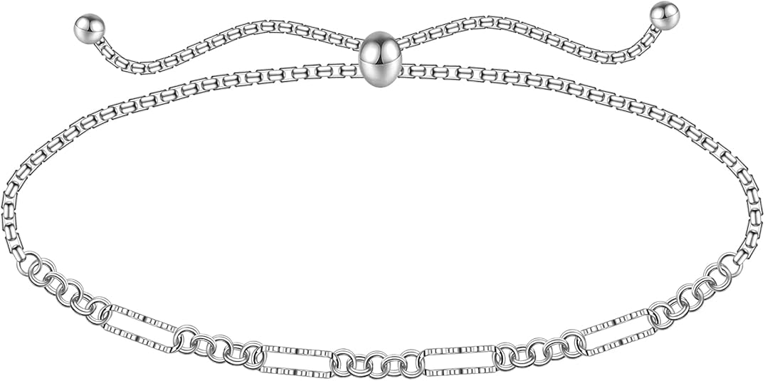 925 Sterling Silver Ankle Bracelet Multilayer Anklets for Women Satellite, Star, Cross, Circle, Butterfly, Teardrop, Oval Disk Layered Anklet Beach Jewelry JL-024