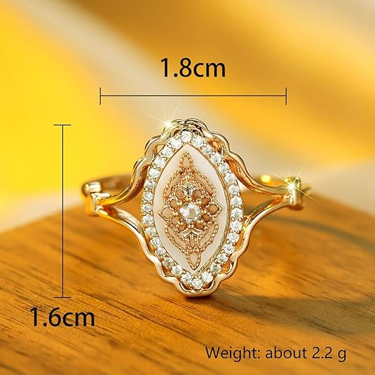 Simple Wave Lace Ring Women's Personalized Vintage Court Style Ring, Gold Rings for Women，Promise Rings for Her JZ-035