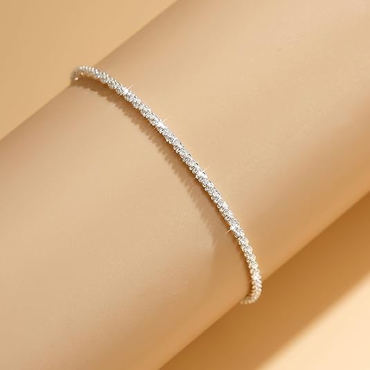 4-6PCS Ankle Bracelets Set for Women Gold Boho Beach Anklet Chain Adjustable Foot Jewelry for Women Extremely Simple Style JL-042