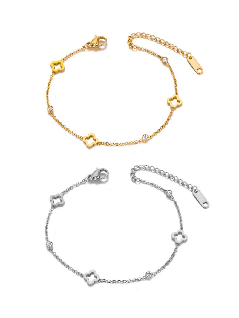 UNA CLOVER ANKLET JL-048