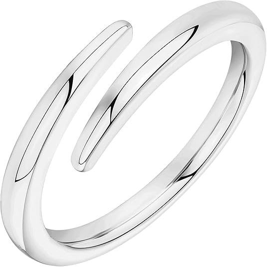 14K Gold Plated Open Twist Eternity Band for Women JZ-018