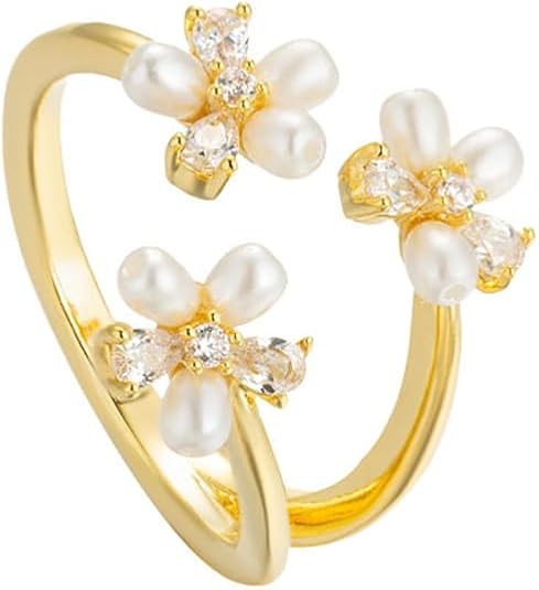 Dainty Flower Ring for Women JZ-057
