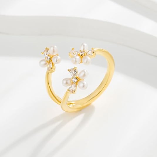 Dainty Flower Ring for Women JZ-057