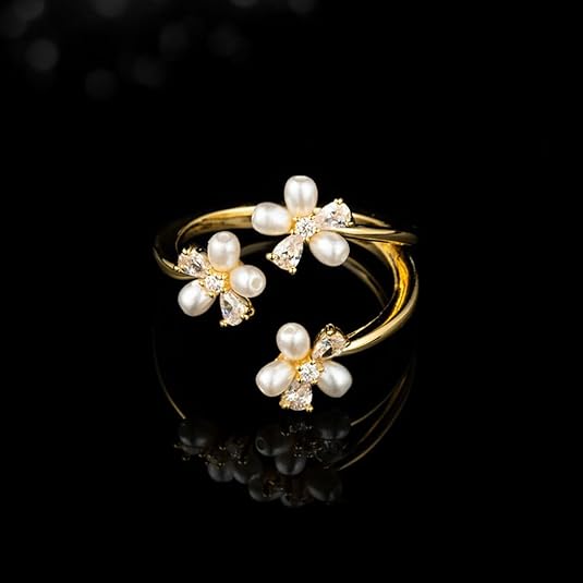 Dainty Flower Ring for Women JZ-057