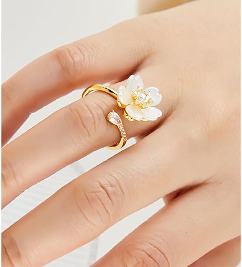 Dainty Flower Ring for Women JZ-057