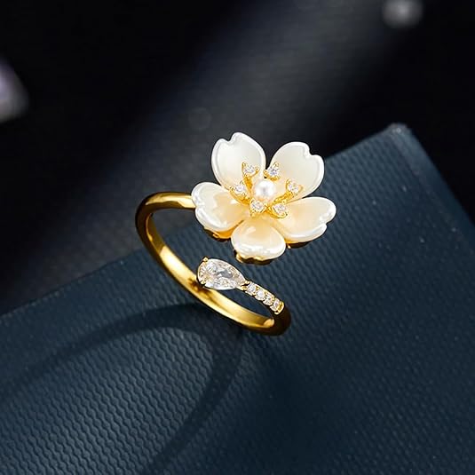 Dainty Flower Ring for Women JZ-057