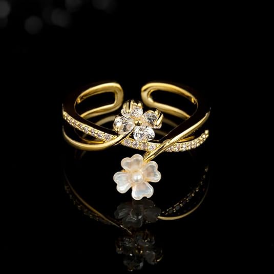 Dainty Flower Ring for Women JZ-057