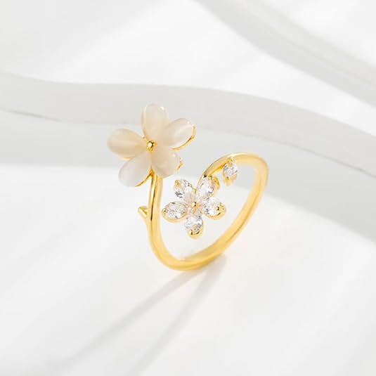 Dainty Flower Ring for Women JZ-057