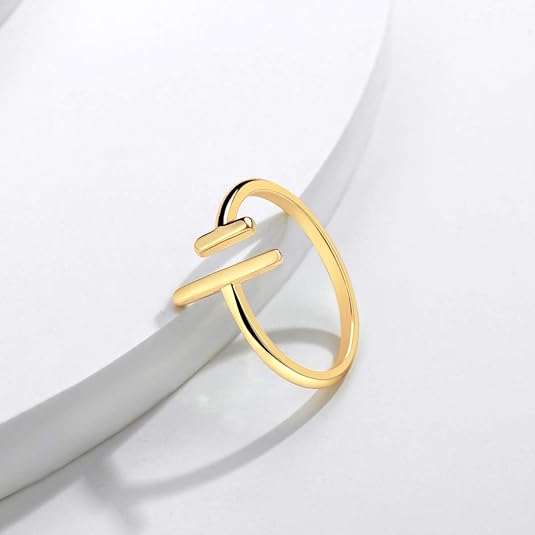 14K Gold Plated Dainty CZ Dainty Diamond Stackable Ring Eternity Bands Minimalist Jewelry Gift JZ-010