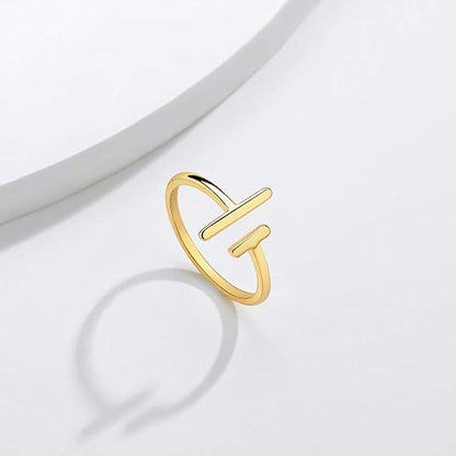 14K Gold Plated Dainty CZ Dainty Diamond Stackable Ring Eternity Bands Minimalist Jewelry Gift JZ-010