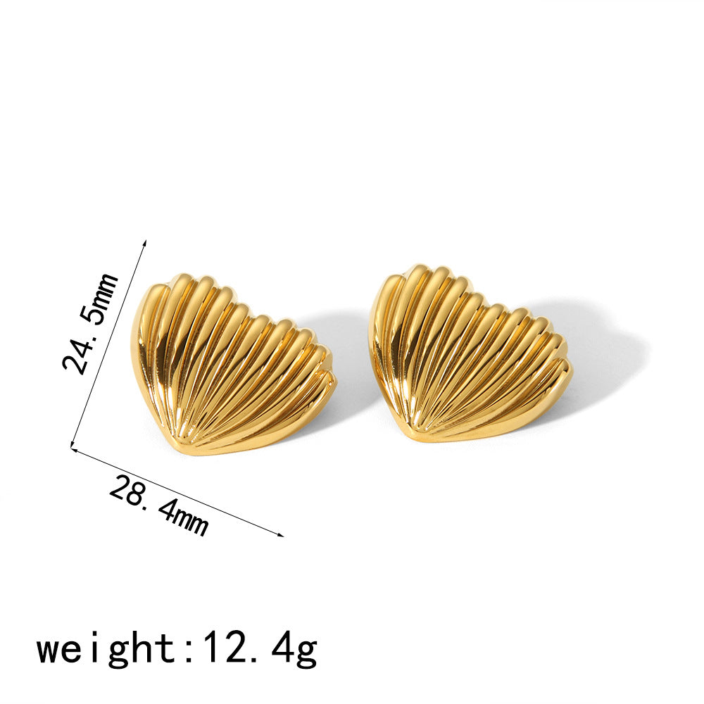 Alloy earrings, gold earrings, silver earrings, multi - shaped earrings, statement earrings, stylish earrings, daily wear earrings, high - quality earrings, fast - shipping earrings, color - blocked earrings EH-061