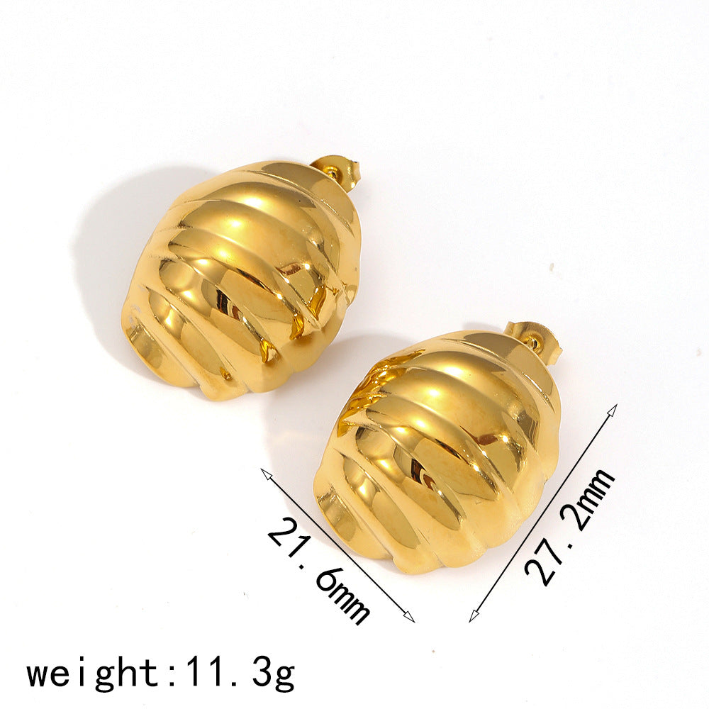 Alloy earrings, gold earrings, silver earrings, multi - shaped earrings, statement earrings, stylish earrings, daily wear earrings, high - quality earrings, fast - shipping earrings, color - blocked earrings EH-061