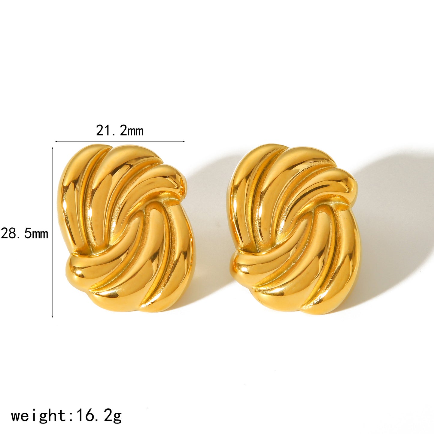 Alloy earrings, gold earrings, silver earrings, multi - shaped earrings, statement earrings, stylish earrings, daily wear earrings, high - quality earrings, fast - shipping earrings, color - blocked earrings EH-061