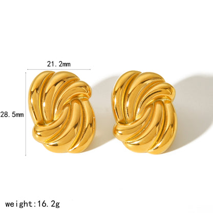 Alloy earrings, gold earrings, silver earrings, multi - shaped earrings, statement earrings, stylish earrings, daily wear earrings, high - quality earrings, fast - shipping earrings, color - blocked earrings EH-061